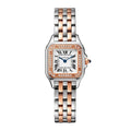 Panthère de Cartier Small Model | 22mm, Two-Tone Steel & 18K Rose Gold, Silver Dial