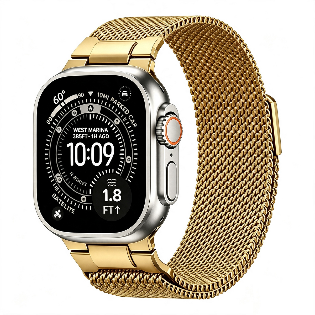Mecha Milanese Loop Band For Apple Watch