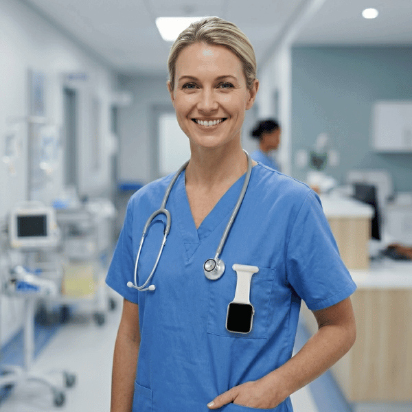 Apple Watch Nurse Fob - Light Blue