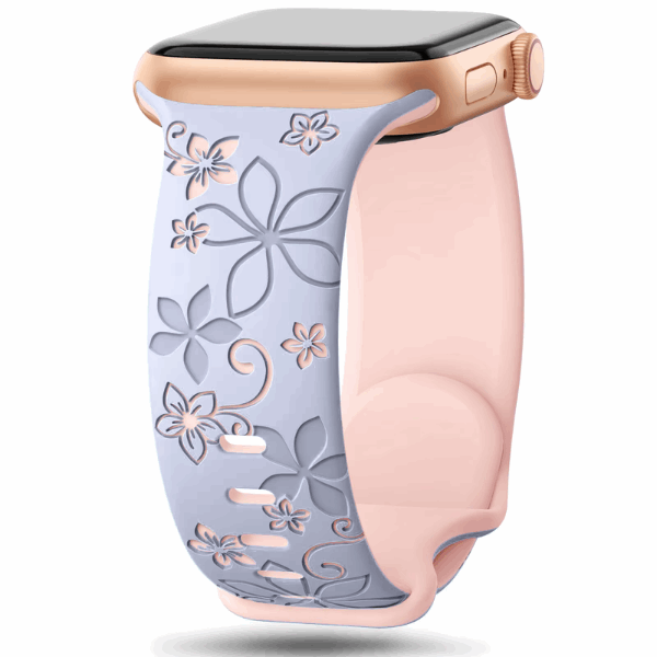 DuoTone Floral Silicone - Blue/Pink