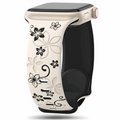 DuoTone Floral Silicone - Starlight/Black