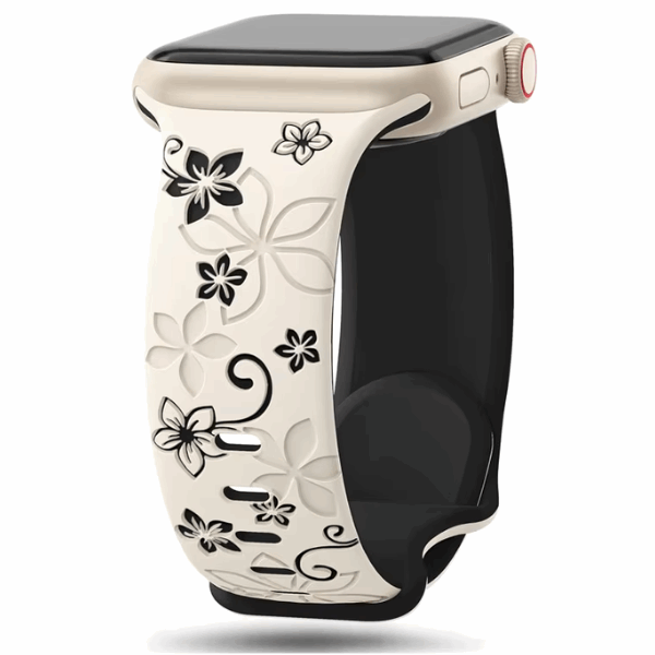 DuoTone Floral Silicone - Starlight/Black