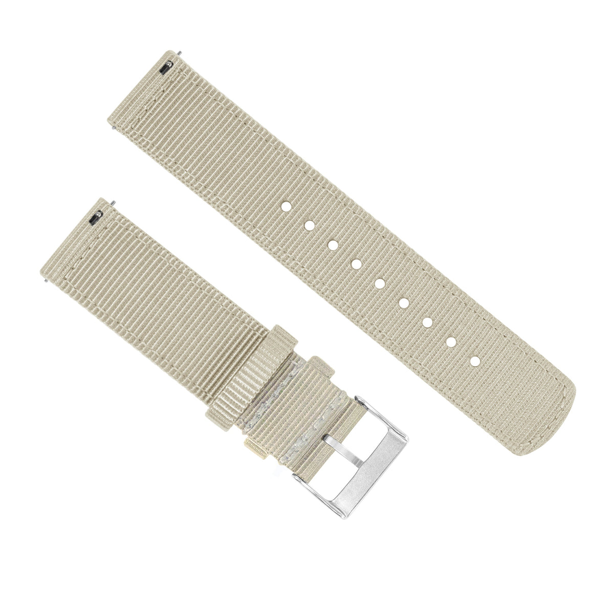 Khaki Tan Two Piece NATO® style Watch Band