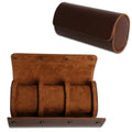Collector's Leather Watch Roll Case (1, 2 & 3 Slot)