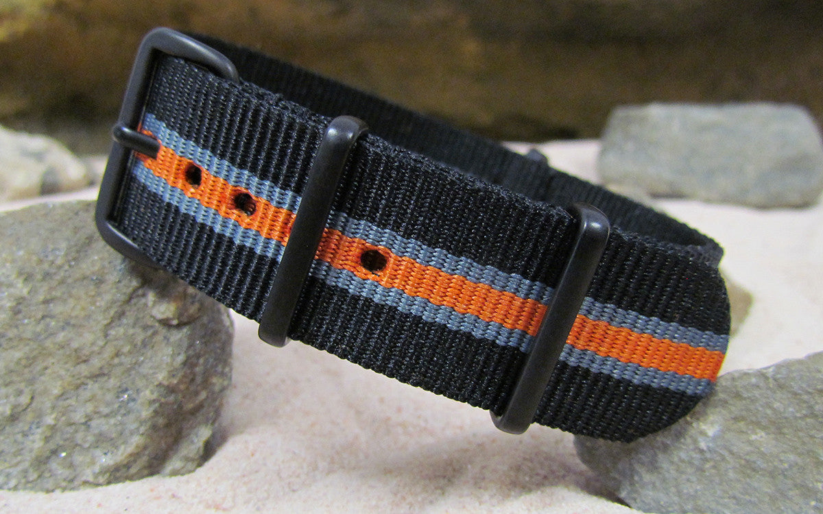 Gamma | Black & Gray & Orange | One-Piece | Nylon | PVD Hardware