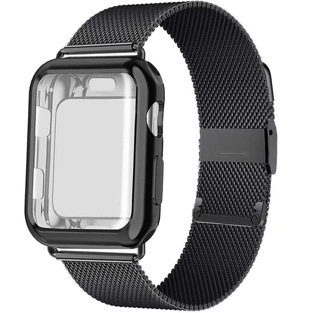 Case and Milanese Loop Strap for Apple Watch