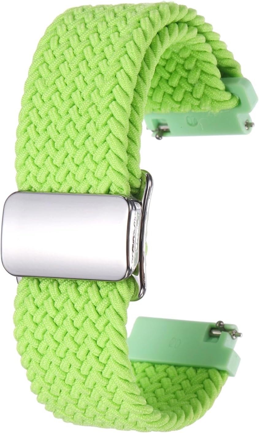 HARFINGTON Nylon Watch Band Quick Release Watch Straps Replacement Bands for Men Women with Magnet Buckle
