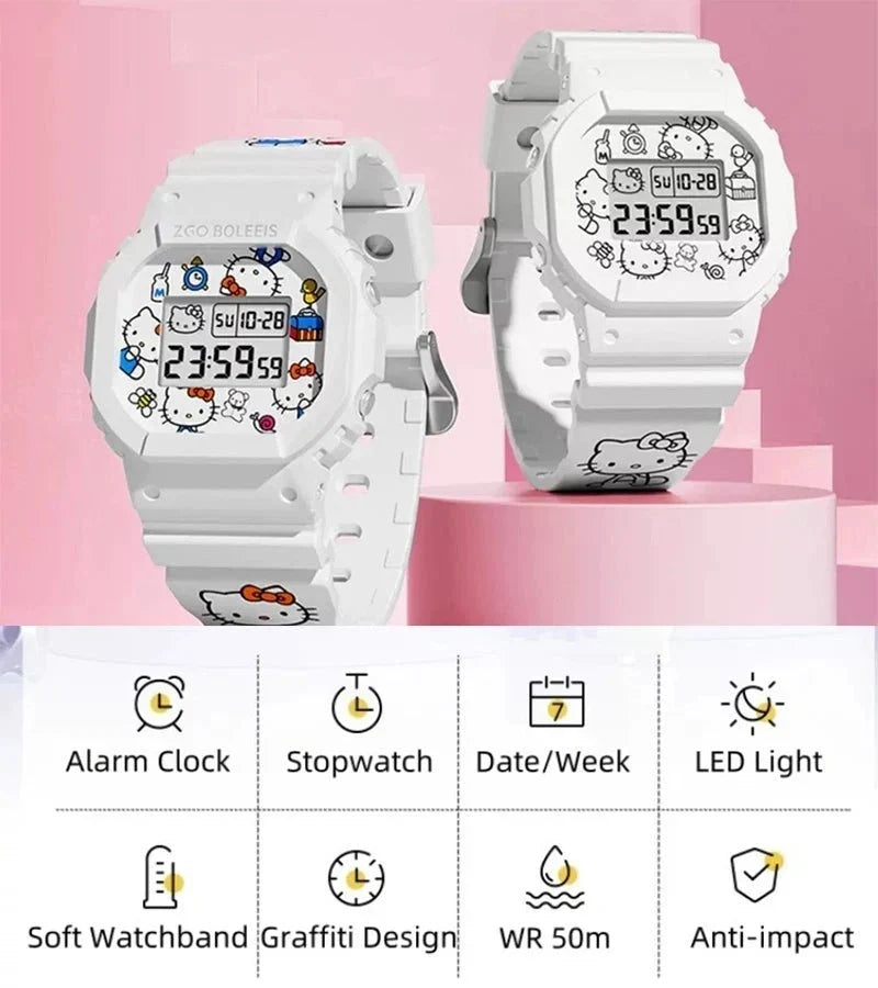 Original ZGO Sanrio Digital Waterproof Wrist Watch
