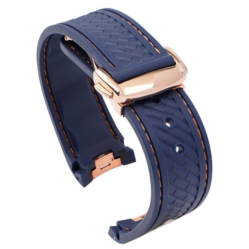Rubber Silicone Strap for Omega Seamaster 150