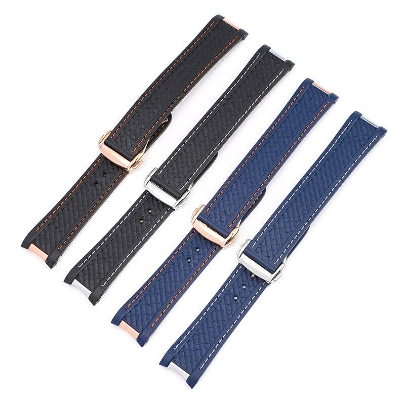 Rubber Silicone Strap for Omega Seamaster 150