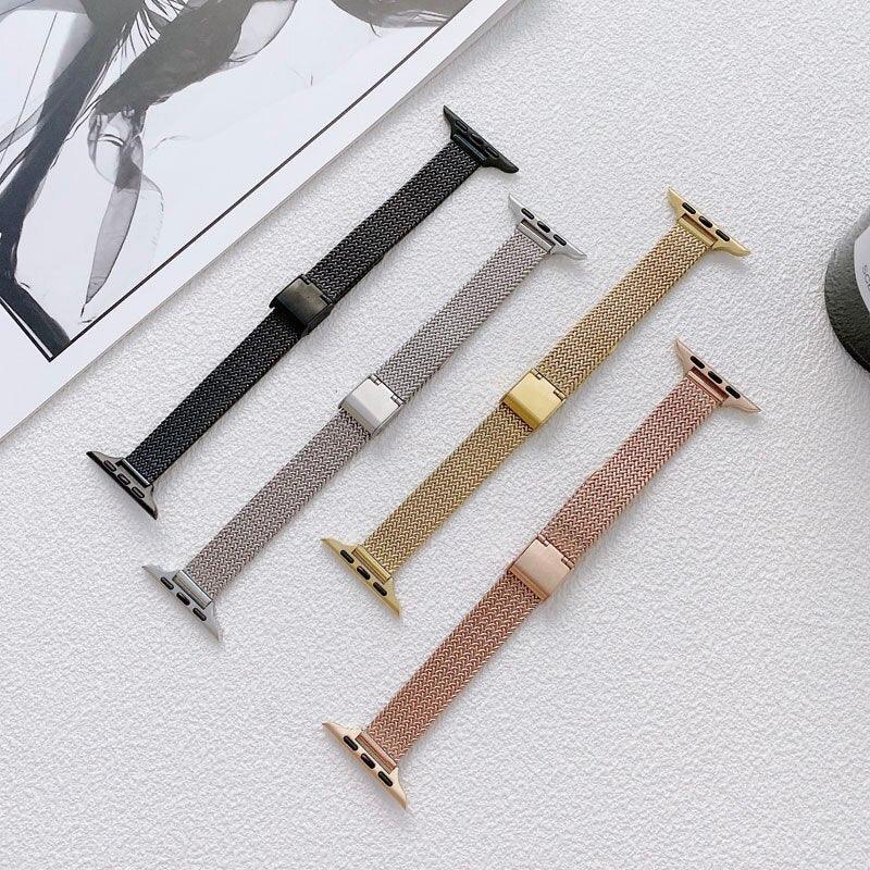 Slim Milanese Loop Strap for Apple Watch