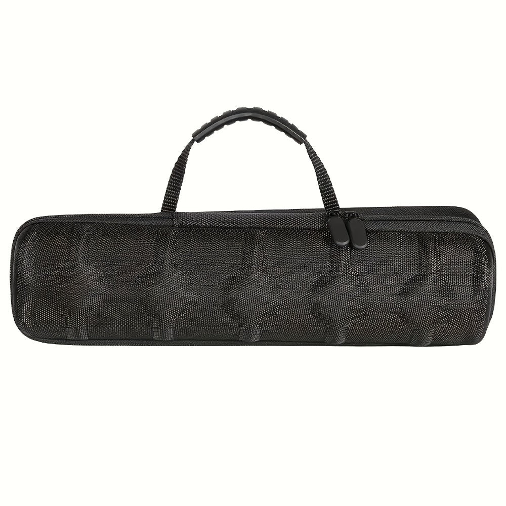 Five-Slot Travel Watch Case with Zippered Hard-Shell Form, Carry Handle and Removable Pillows